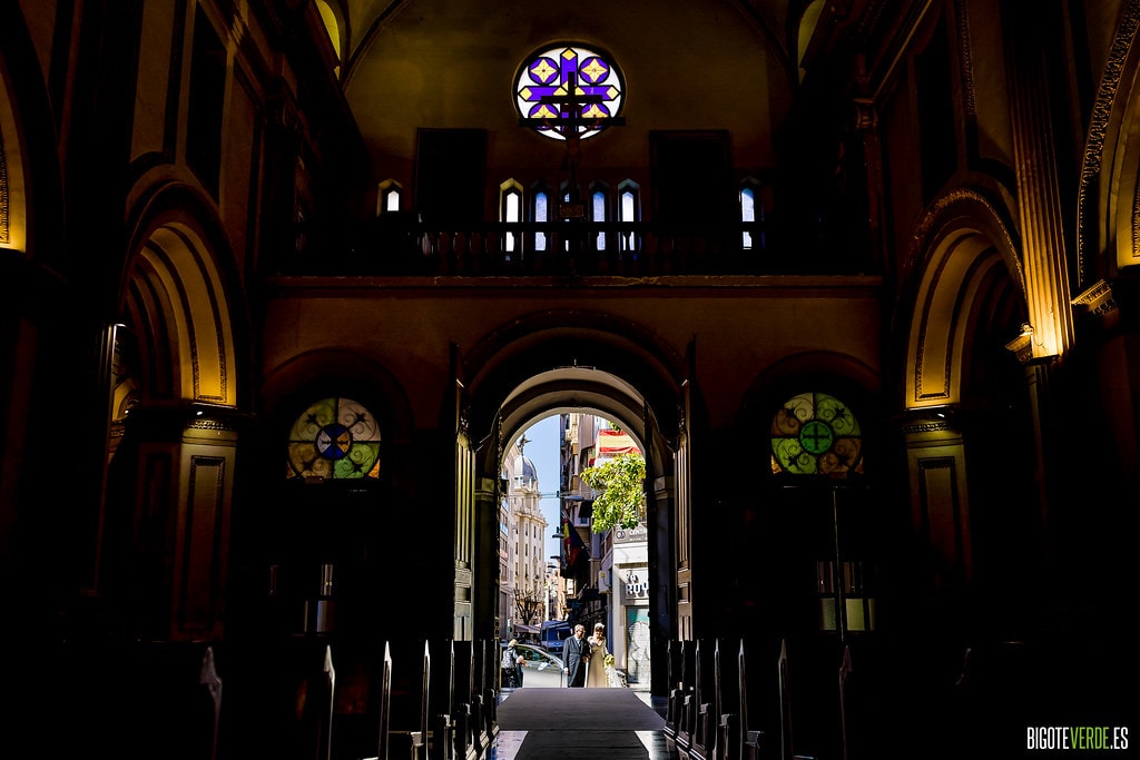 Fotografo boda parroquia san bartolome murcia