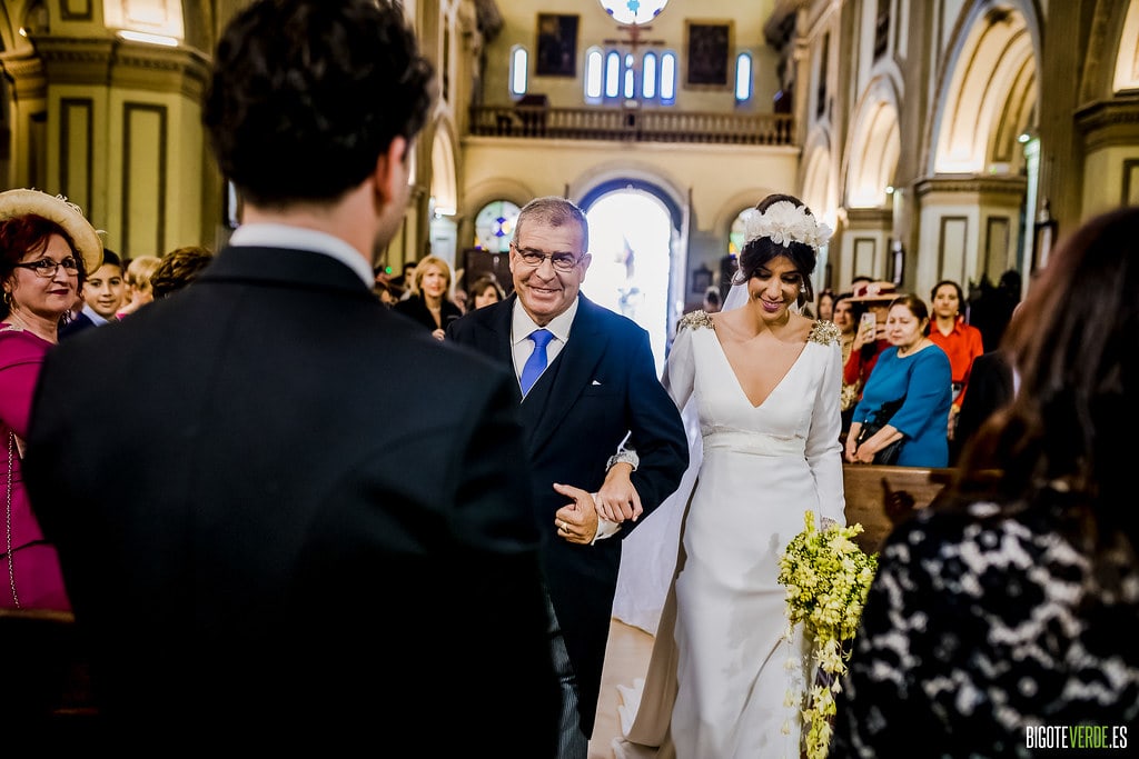 Fotografo boda parroquia san bartolome murcia