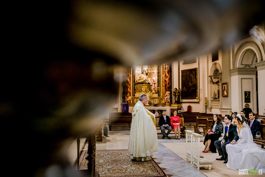 Fotografo boda parroquia san bartolome murcia