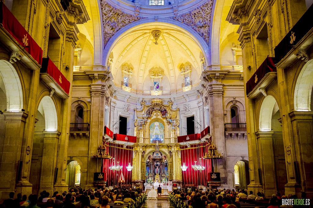 Fotografo bodas elche alicante basilica santa maria elche
