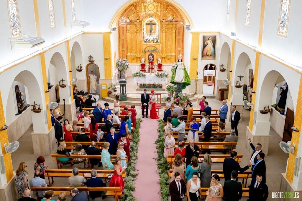 Fotografo bodas murcia iglesia los garres