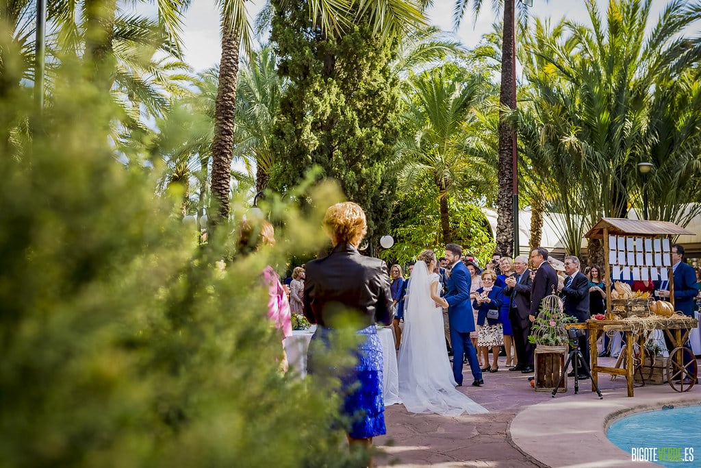 Fotografos boda elche alicante banquete huerto del cura