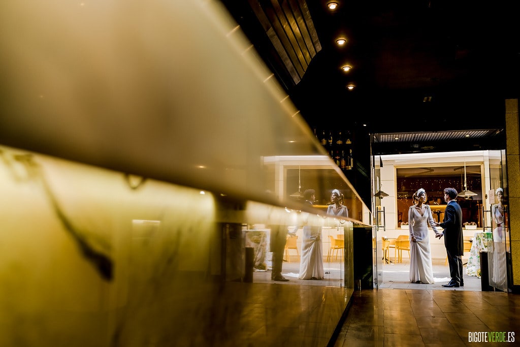 Fotos boda intima restaurante hispano murcia
